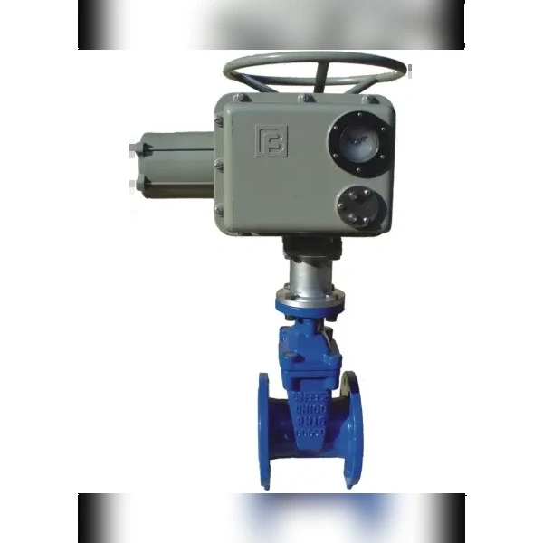 Задвижка клиновая фланцевая с электроприводом ABRA A 40-10-BS500EAGZ3x380 Ру10 Ду500, ( PN10 DN500)