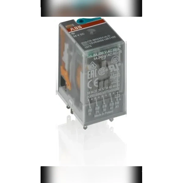 Реле CR-M024AC4 24B AC 4ПК (6А) ABB 1SVR405613R0000