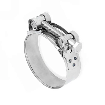 Усиленный хомут (23-25 мм) нержав.сталь (лента+болт) AISI 304 TL23-25RCSS TITAN LOCK