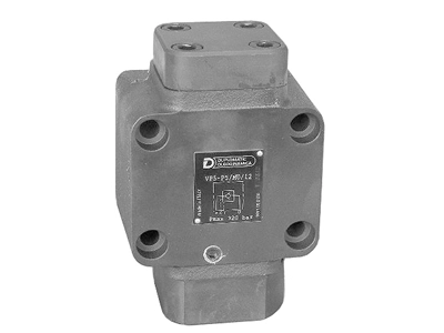Клапан обратный с пилотным управлением DUPLOMATIC MS S.p.a. VP3-P3P-MU/12, CETOP 06, 320 бар, 50 л/мин, декомпрессия