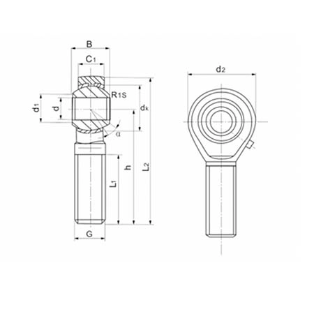 Шарнирный наконечник PHS20ECL TECHNIX
