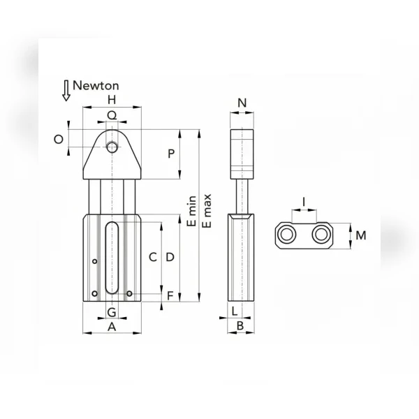 Натяжитель цепи Chiaravalli CHT-AS1 M16