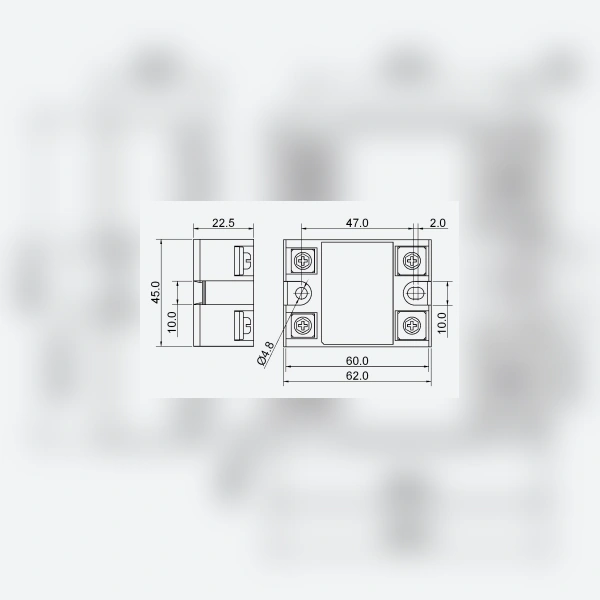 Однофазное твердотельное реле Fotek SSR-40DA