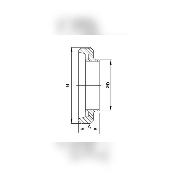 Резьбовой штуцер под приварку TITAN LOCK DIN 11851, DN80, нерж. сталь 316, TL80THRWSS