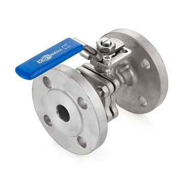 Кран шаровый фланцевый двухсоставной TITAN LOCK нерж. 304, DN40 TL150TPFBVS