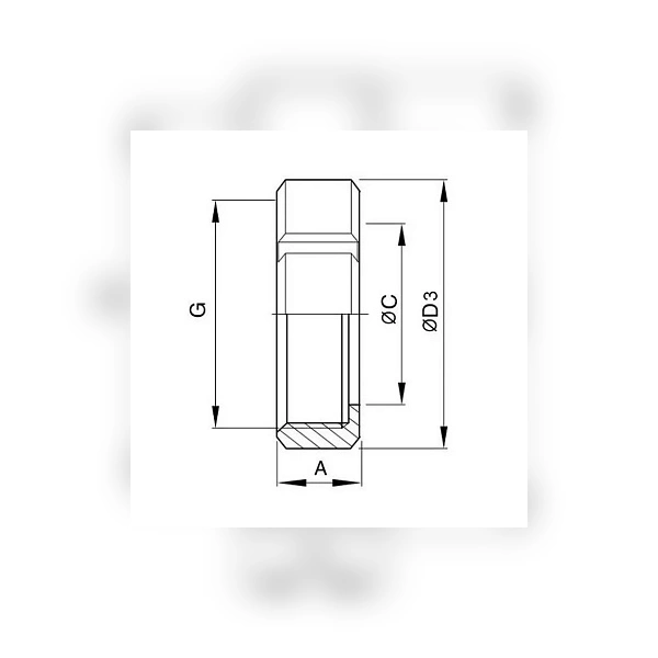 Молочная гайка TITAN LOCK по стандарту SMS 2 1/2" нерж. 304 TL2.1/2NUTS-S