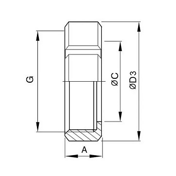 Молочная гайка TITAN LOCK по стандарту SMS 3/4" нерж. 304 TL3/4NUTS-S