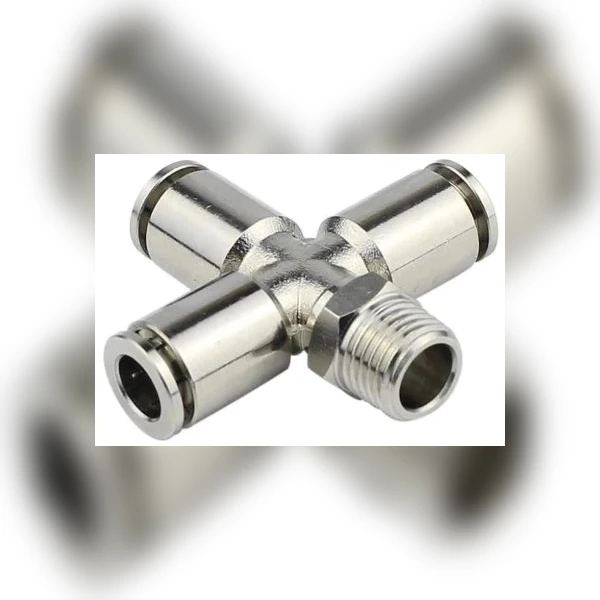 Фитинг цанговый крестообразный E.MC EMZT-08-02G