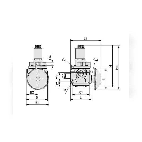 Электропневматический клапан Schmalz EMVP 15 24V-DC 3/2 NO/NC