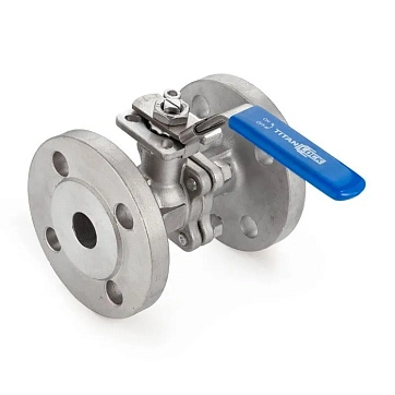 Кран шаровый фланцевый двухсоставной TITAN LOCK нерж. 304, DN40 TL150TPFBVS