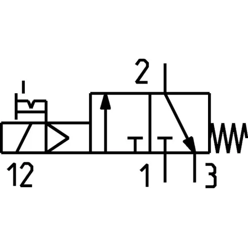 Распределитель с электромагнитным управлением Camozzi 434-015-22-U77