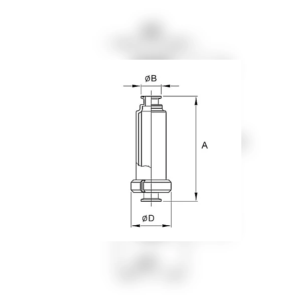 Пищевой фильтр нержавеющий прямой под Clamp TITAN LOCK DN25 TLFS25CL-S