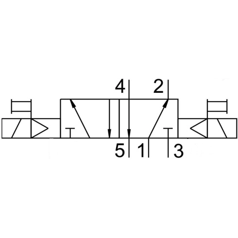 Распределитель с электромагнитным управлением SNS 4VB220-06-DC24V