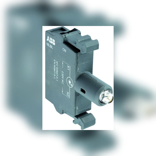 Патрон MLBL-07Y со встроенным светодиодом желтый 230В AC ABB 1SFA611621R1073