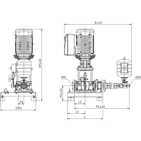 Насосная станция Wilo SiBoost Smart 1 Helix VE 2202-3 2450194