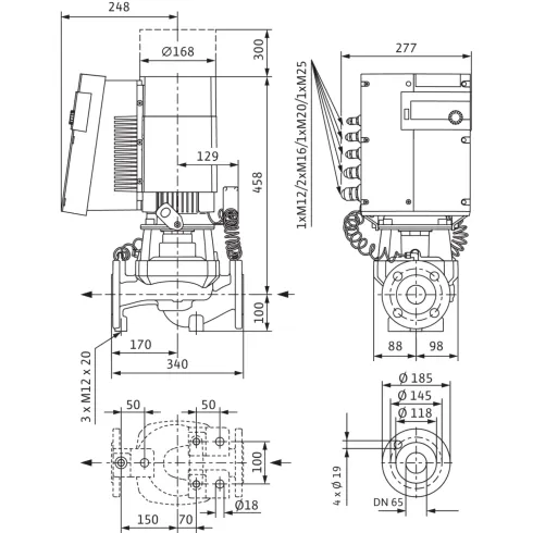 Циркуляционный насос Wilo Stratos GIGA 65/1-34/3,0 2170129