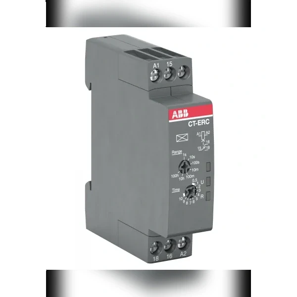 Реле времени CT-ERC.12 компактное 24-48B DC, 24-240B AC 7 ABB 1SVR508100R0000